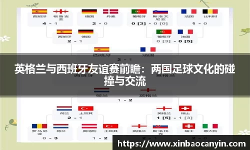 英格兰与西班牙友谊赛前瞻：两国足球文化的碰撞与交流